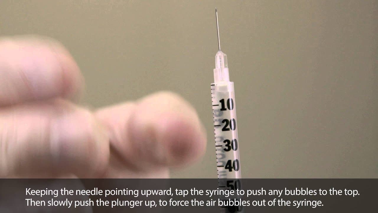 How to give yourself an injection